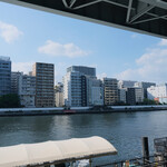 Anchor Ryogoku Riverside - 店舗前の隅田川です