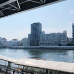 Anchor Ryogoku Riverside - 店舗前の隅田川です
