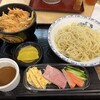 Fukuhara Seimen Tsurutsuru - 冷やし中華　ミニかき揚げ丼セット