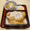 あかし庵 - 料理写真:「かつ丼（上）」1,050円税込み♫ 冷そば付き♪