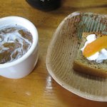 そば花 - 蕎麦ケーキ＋コーヒー＠2009/08/25