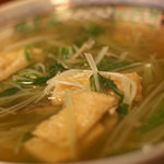 水菜とおあげのたいたん