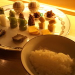 日本橋笈川 - 2013.9　食事セット