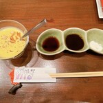Kushiage Momiji - かぼちゃの冷製スープ✨からのポン酢タレ塩✨