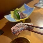 鮮魚と鰻 清流満月 野毛 - アジ