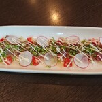 八景バル ワインと日本酒 - 本日の鮮魚のカルパッチョ