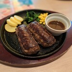 デニーズ - TVで満場一致が出ていた BEEFハンバーグステーキ[約200g] 〜選べるソース（ライスつき）