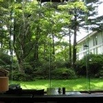 LOUNGE RINDO - 店内から観える中庭