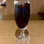 さかえや - 極みの親子丼御膳 ¥1,490 のアイスコーヒー