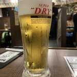 Kakuyasu Biru To Tetsunabe Gyouza San Roku Go Sakaba - 生ビール