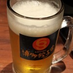 Hakata Gyouzaya Roku Maru San - 生ビール