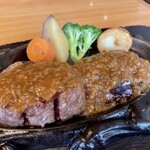 さわやか - げんこつハンバーグランチ(オニオンソース.)