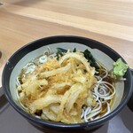 Tora Soba - 冷かき揚げそば580円