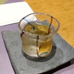 九つ井 - 食前酒の自家製梅酒