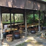 九つ井 - テラス席