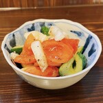 Nomidokoro Miyako - 夏期限定お夏野菜とイカのサラダ