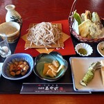 Sobadokoro Miyabi - 十割天ざる蕎麦 +生わさび