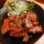藁焼き・日本酒 わらやき道場 - 当店自慢油淋鶏