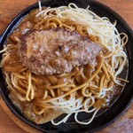 ロータ - ハンバーグカレースパゲティ650円