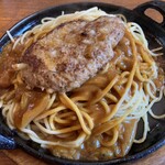 ロータ - ハンバーグカレースパゲティ650円