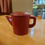 やぶ善 - 蕎麦湯。