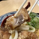 丸亀製麺 - 【2023.8.21(月)】鶏肉の断面