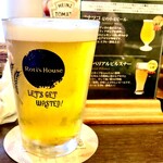 Rothizu Hausu - 〆はアルコール度数6.0％の限定クラフトビール、インペリアルピルスナー　重厚そして苦い　こちらは別の醸造所製