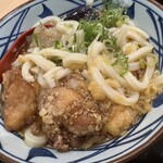 丸亀製麺 - 【2023.8.21(月)】鬼おろし鶏からぶっかけうどん（並盛）790円→760円