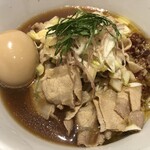 麺屋一燈 - 冷や肉ペペロン南蛮そば