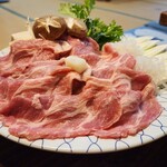 コロムビア - 料理写真:豚すき焼きセット(２人前)