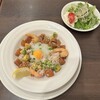 CAFE MARIO CHIFFON - サーモン、エビ、アボガドのポキ丼 アボガド少なめ