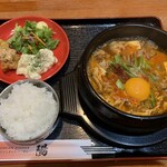 KOREAN DINNER Y・A・N・G - チゲセット　豚バラチゲ