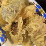 Wafuu Shokuji Dokoro Totoro - おまかせ定食の天ぷら(野菜とキノコ盛り沢山)