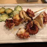 Robata No Ganso Shushi Oozeki - たこ塩焼き