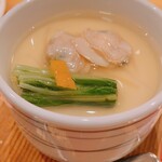 京寿司 - はまぐり茶碗蒸し　¥560