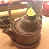 松栄 六本木店 - 松茸の土瓶蒸し。