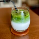 カフェ ド エクリュ - 抹茶ラテ(＋100円)