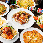 SUN&MOON Asian Dining&Bar - チヂミ、パリハリチキンコース