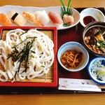 Wafuu Resutoran Toki - つけ麺寿司セット ¥1,430（税別）