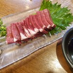 焼肉 文屋 - ハツ刺身￥９８０