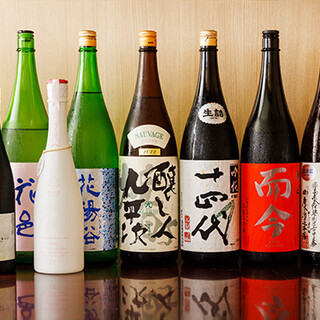 We carefully select 30 types of Japanese sake from all over the country ◎ We also have a variety of shochu available!