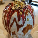 PLUS MINUS - 再訪時の『猿田彦珈琲とカラメル』氷の中に珈琲ゼリーが隠れてました