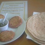 ハラールフードマルハバ - Shami Kabab with Roti \1200