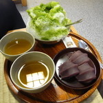 赤福 - 赤福一盆（280円）と赤福氷（500円）_2013年9月