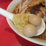 ラーメン二郎 - ショウガ半分