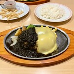 ジョイフル - 黒カレー＋チーズ＋ハニーマスタード