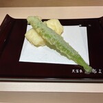 天冨良 麻布よこ田 - 万願寺唐辛子･赤いか