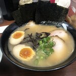 Tonkoturamen maruiti - チャーシュー丼セット 790円。海苔 100円、味玉 100円トッピング。