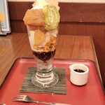 京甘味 文の助茶屋 - 【 黒みつパフェ 】 ￥ 946
