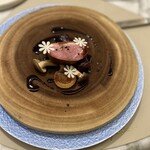 Maison DIA Mizuguchi - 滋賀県近江産鴨胸肉のスパイスロティ アメリカンチェリーソース